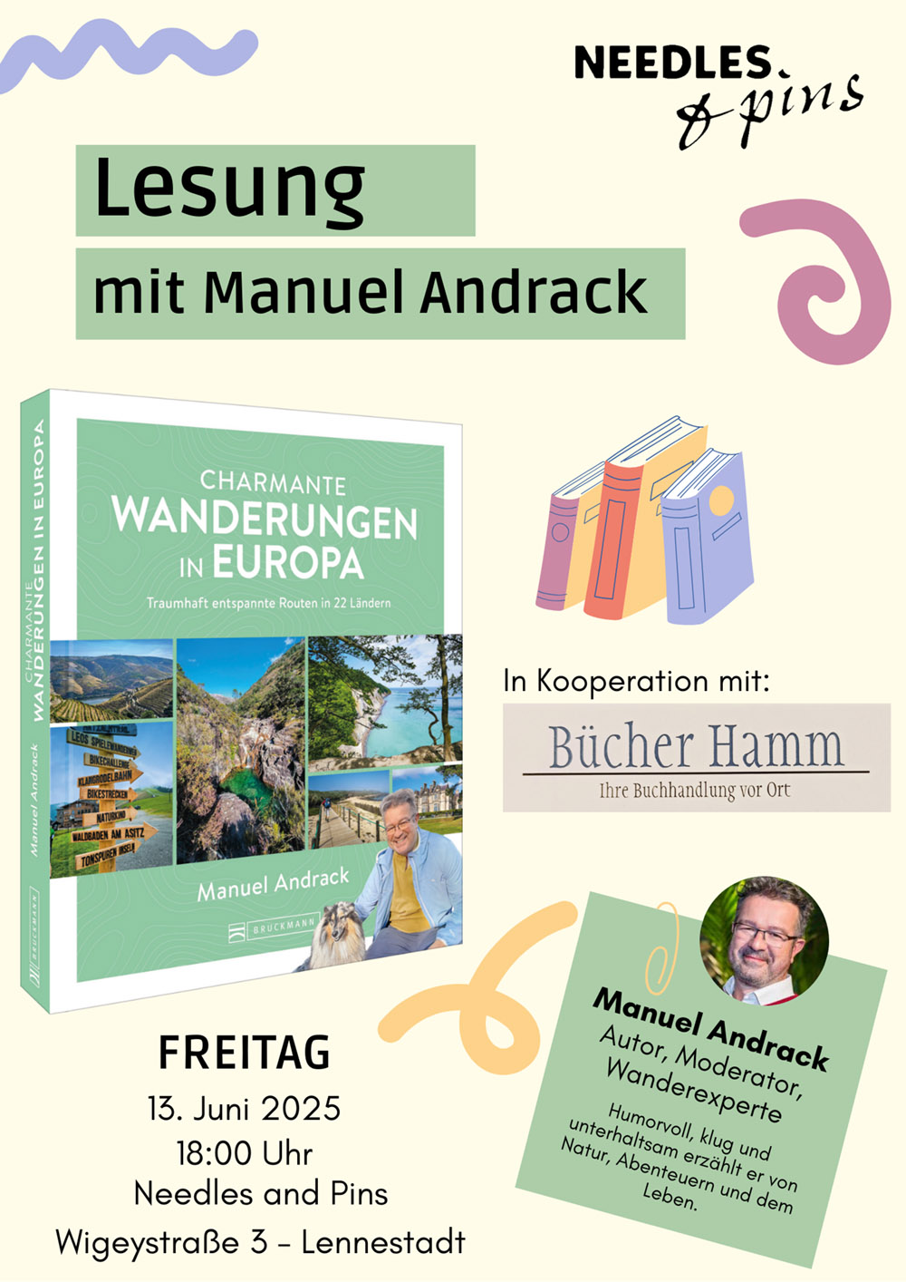 Flyer Lesung Manuel Andrack – 1