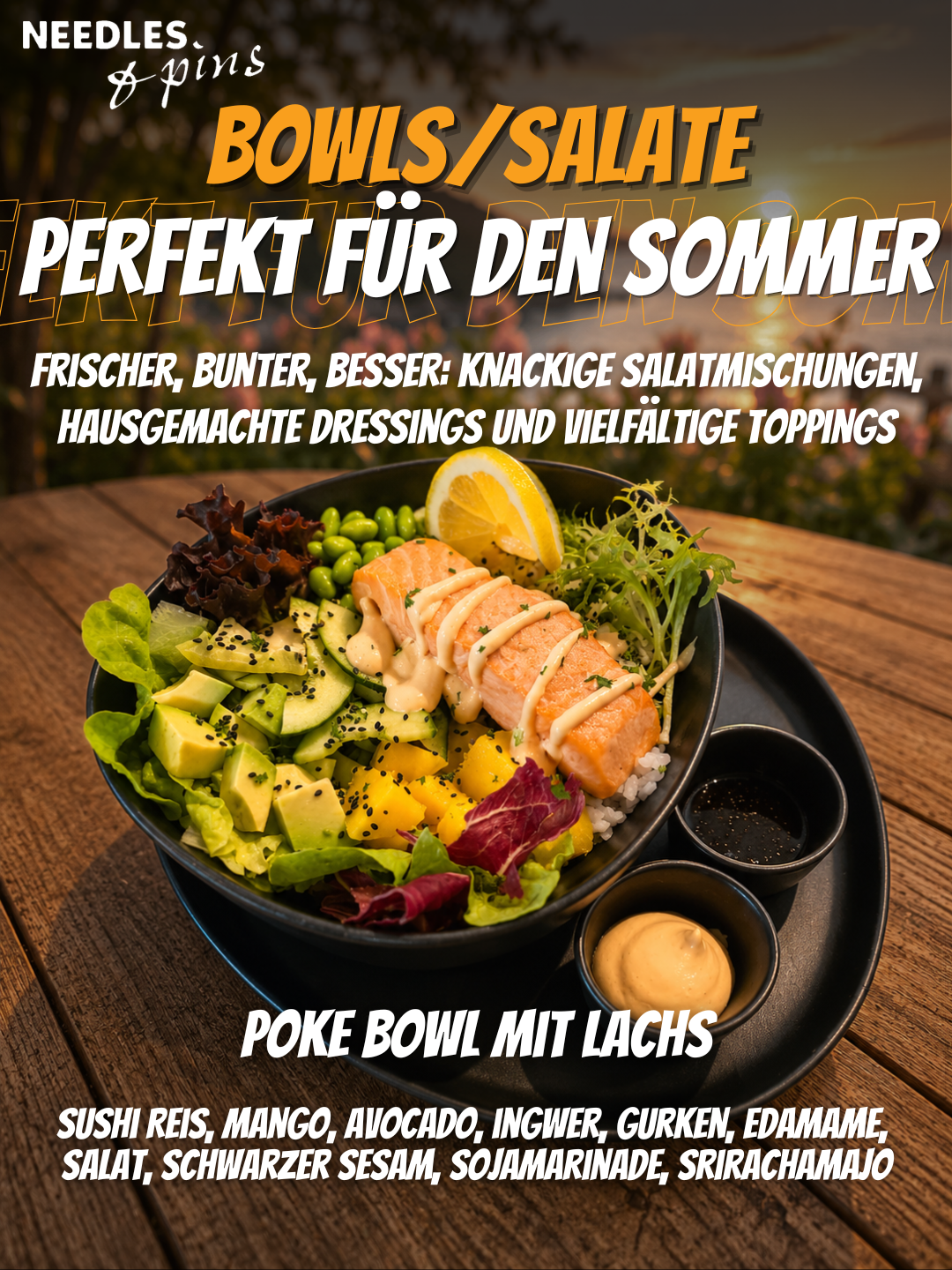 Poke Bowl mit Lachs